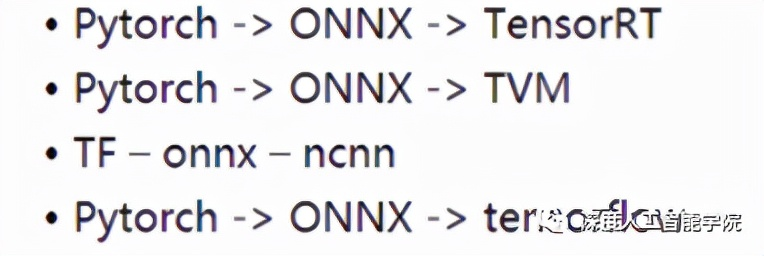 NCNN、OpenVino、 TensorRT、MediaPipe、ONNX，各种推理架构比较