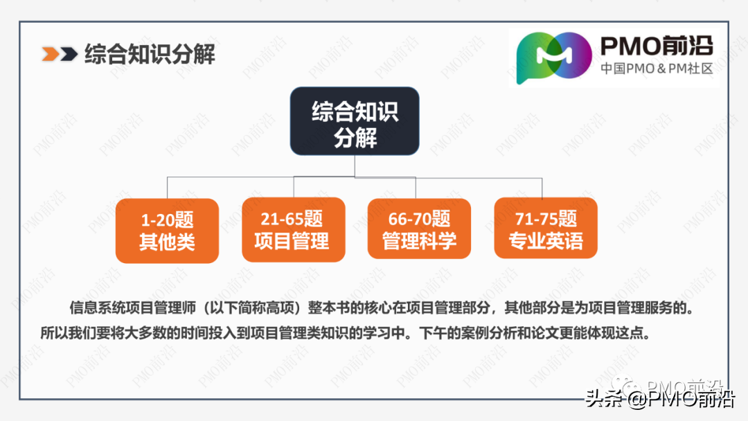 如何一次性通过软考（高项）——「前沿大咖经验分享」